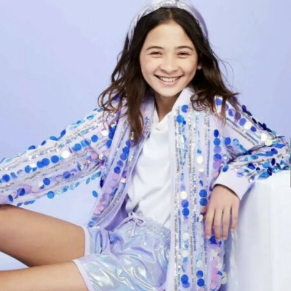 MORE THAN MAGIC Girl’s Lavender Bomber Jacket